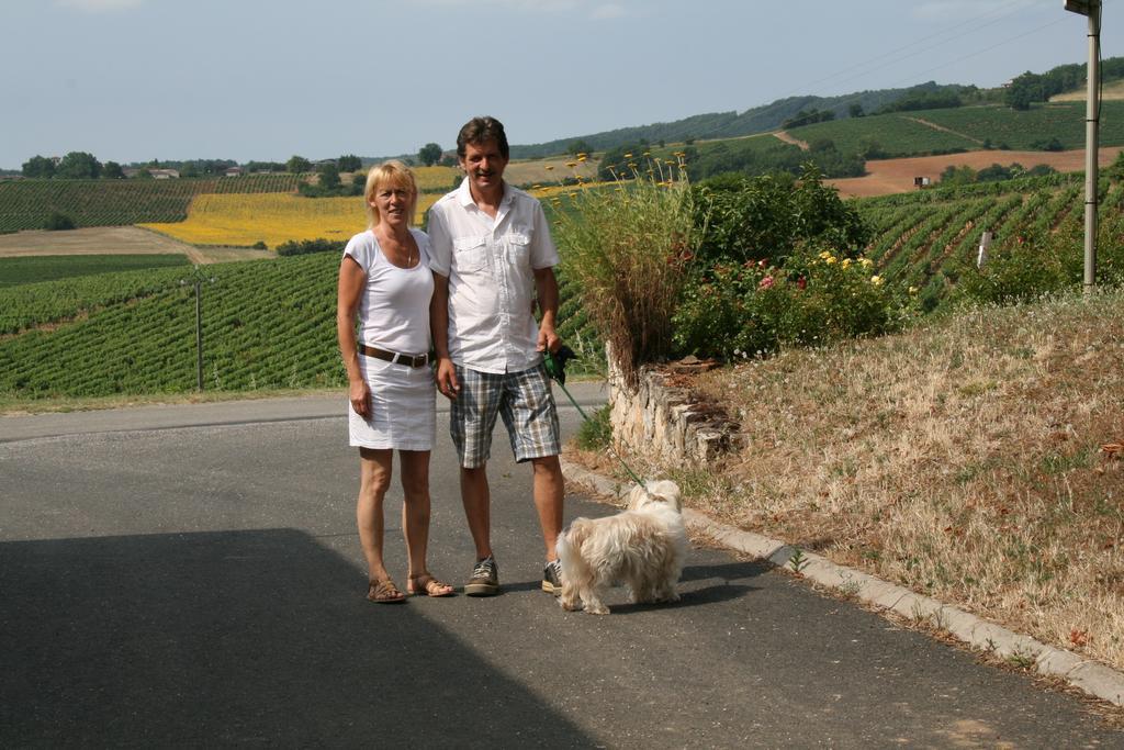 Domaine La Rose Bed & Breakfast Caylus ภายนอก รูปภาพ